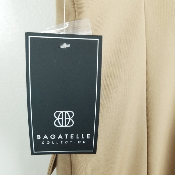 Bagatelle Collection Tan Sleeveless Longline Blazer Vest NWT - Picture 4 of 11